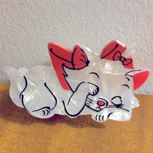Disney Inspired Marie Cat Hair Claw Clip